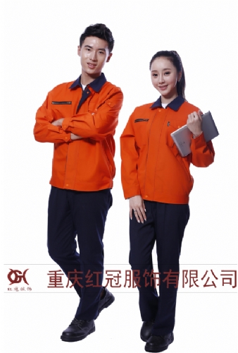 橙黃色工程服定做加工