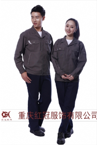 黑灰色工程服套裝　冬裝定做